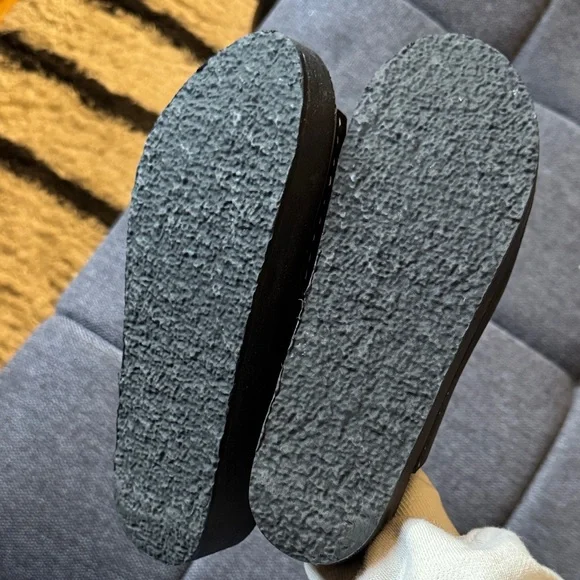 LIKE NEW Bryr Black Leather Platform Slide Mules sz6/36 - Picture 6 of 8